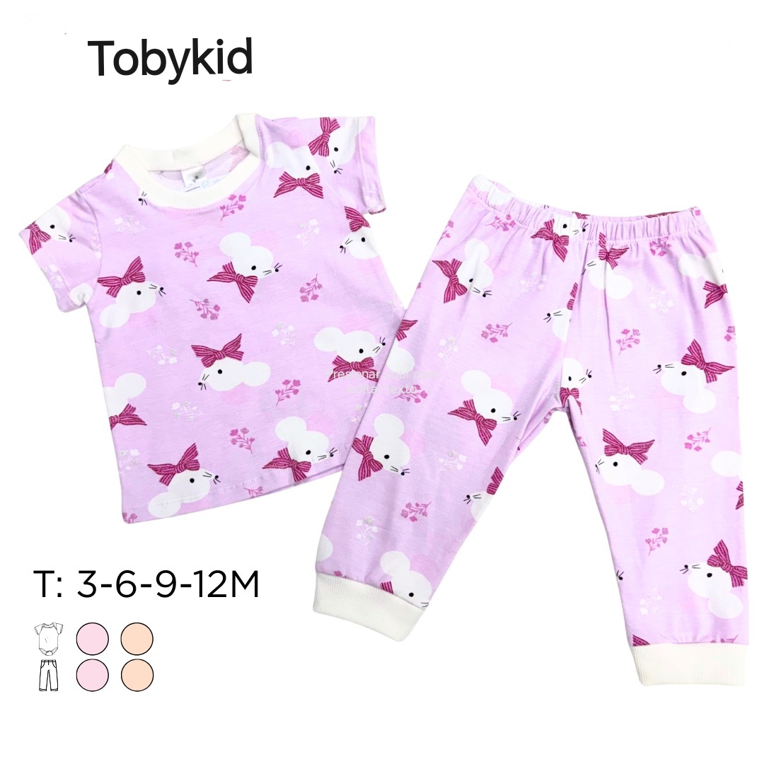 Pijama rosada