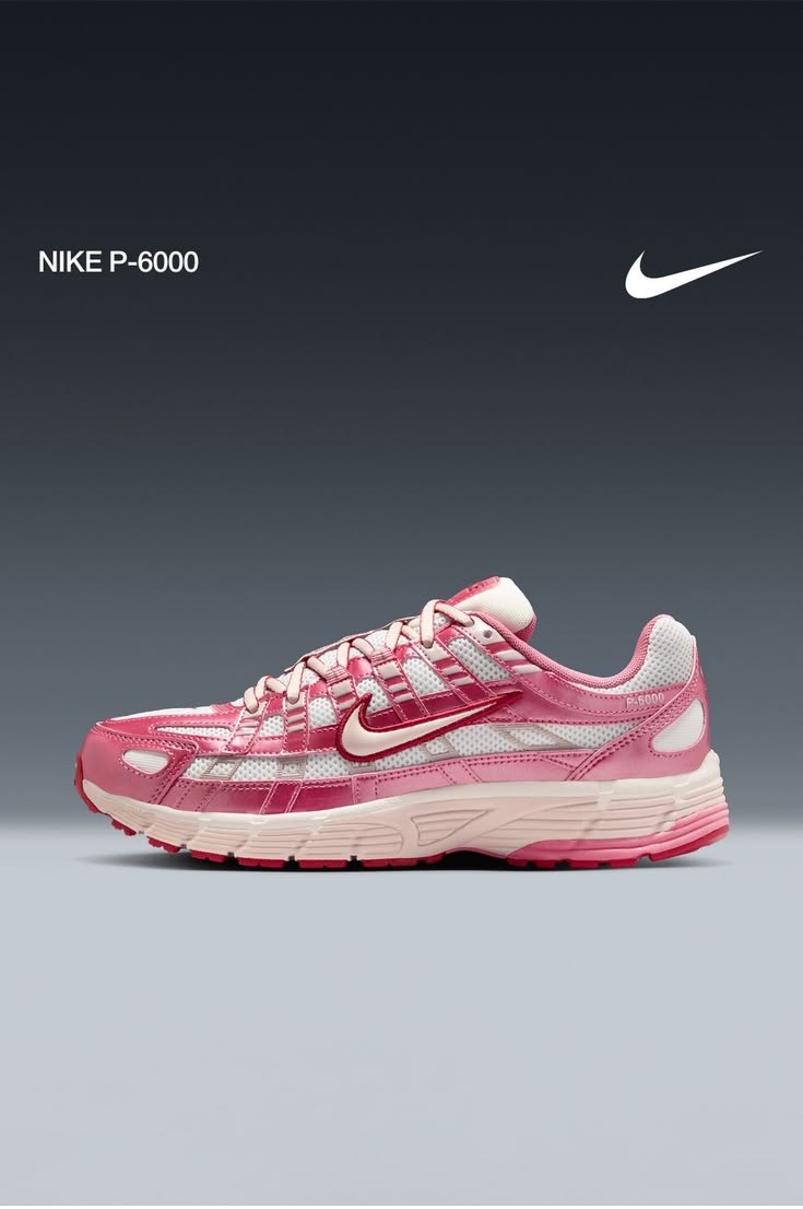 Zapatillas Nike P-6000 rosadas y blancas — foto 2