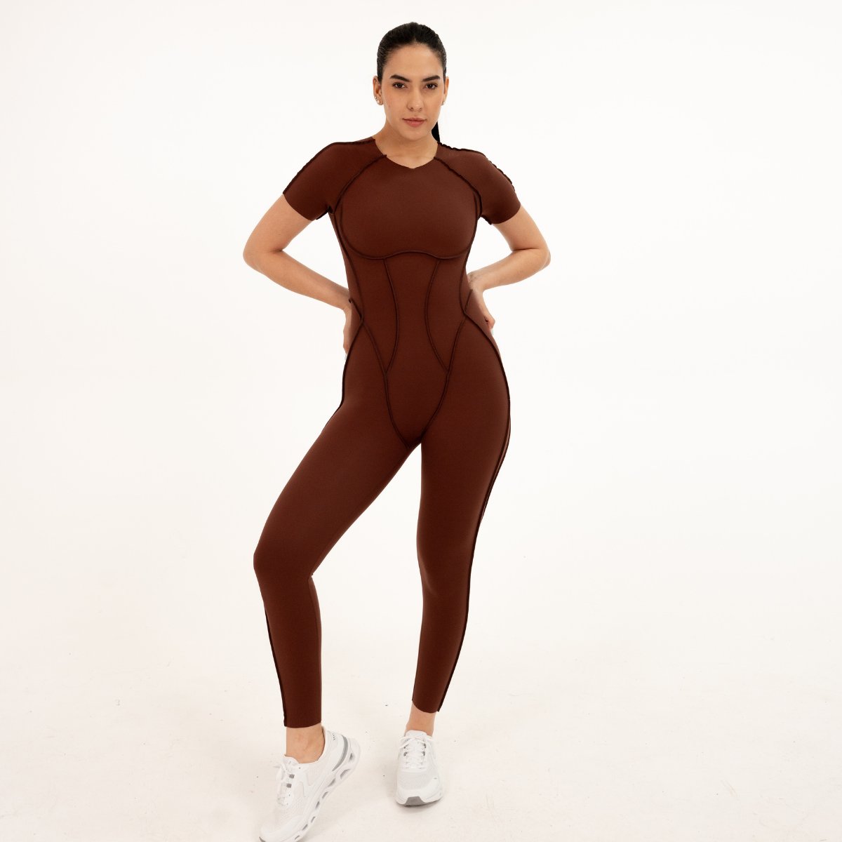 Chocolate Crush Corset Jumpsuit